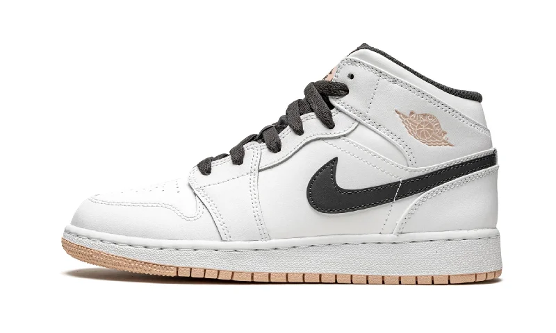 Air Jordan 1 Mid White Arctic Orange