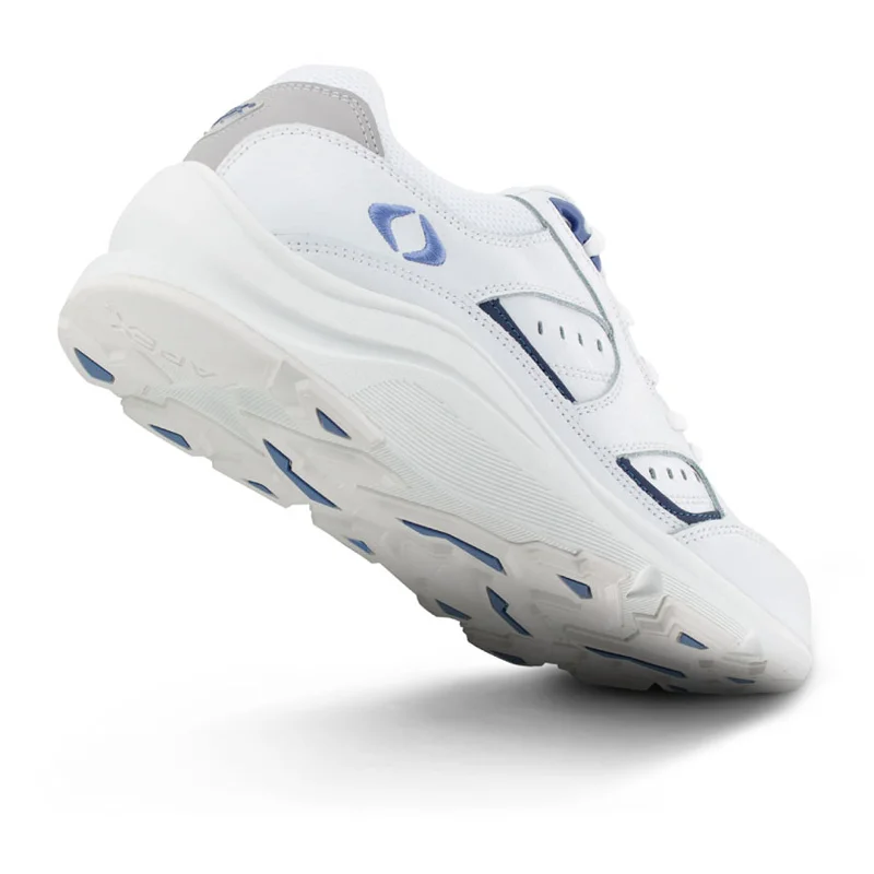 Apex Lace Walker V-Last (Women) - White/Periwinkle