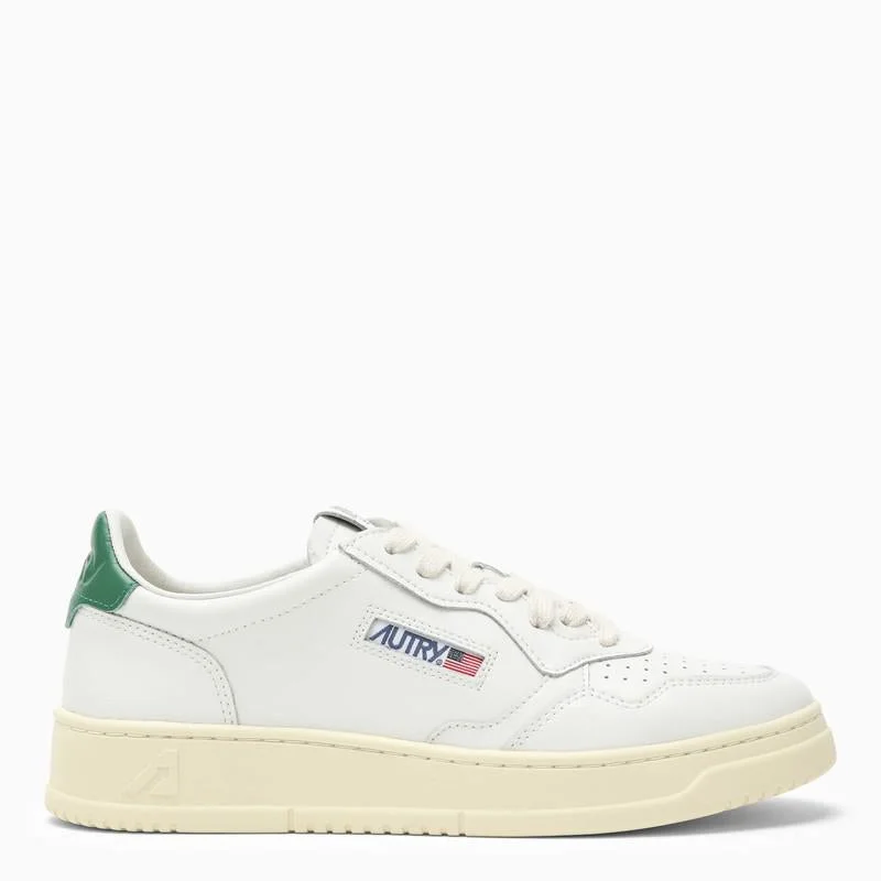 Autry Medalist White/Green Trainer