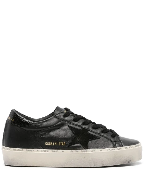 GOLDEN GOOSE 24SS Black Flat Shoes for Women