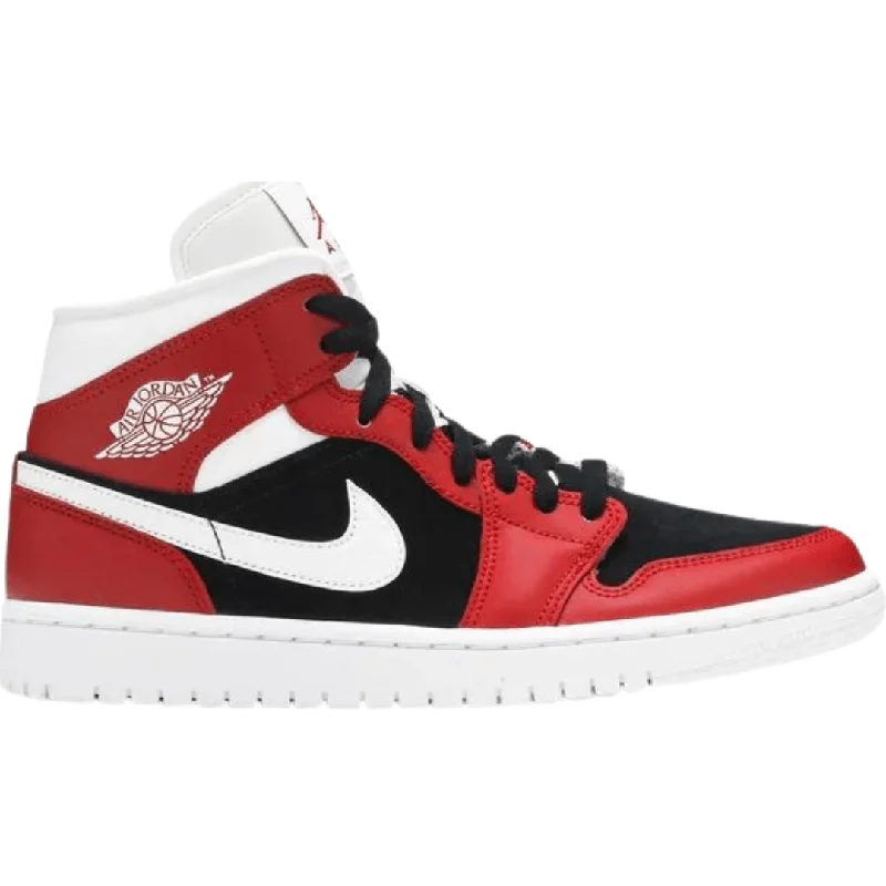 Jordan 1 Mid Gym Red Black (Women's)