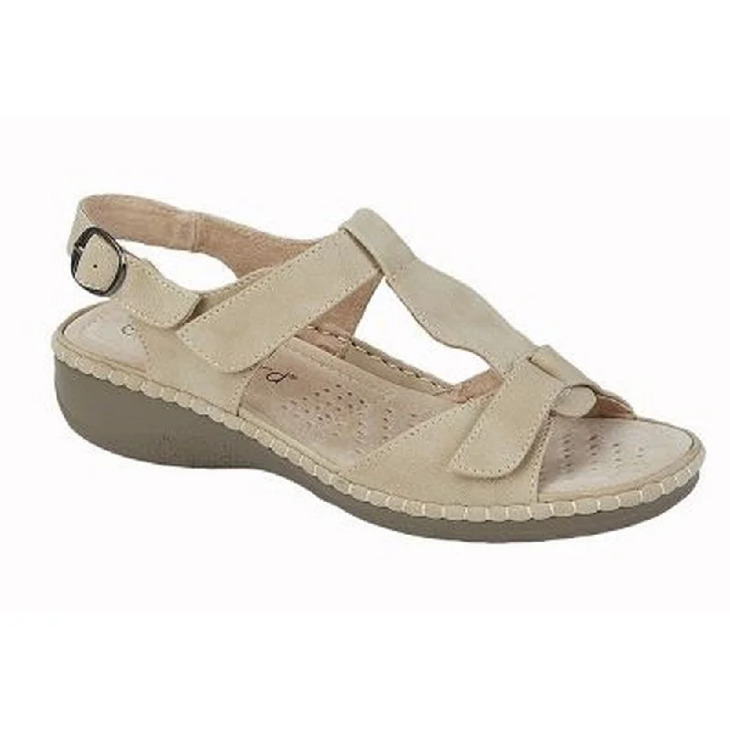 Boulevard Womens/Ladies Buckle Leather Lined Sandals