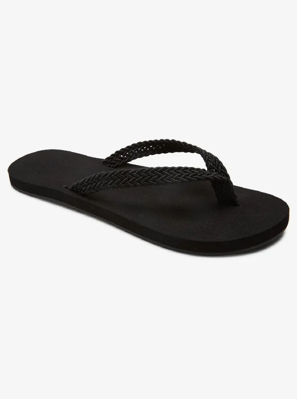 Malia Flip-Flops - Black