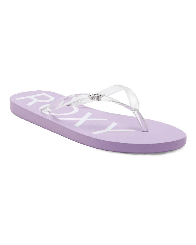 Viva Jelly Flip Flops in Purple