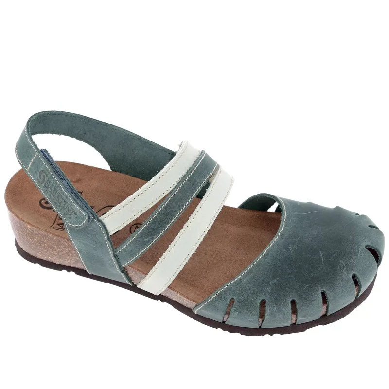 Women’s Sabatini 4023 Covered Toe Sandal – Jeans/Crazy