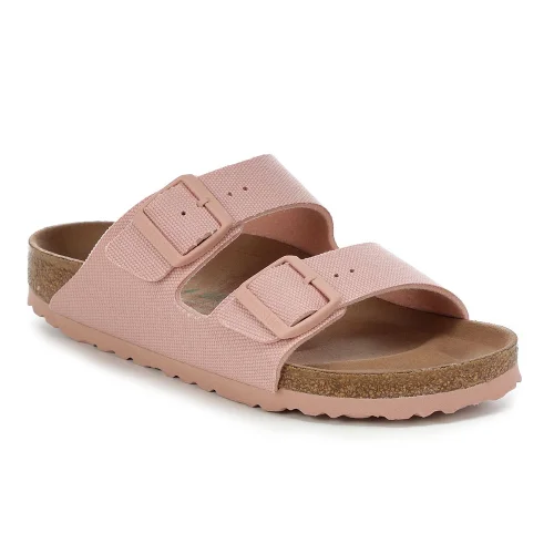 Birkenstock Arizona Vegan Canvas Soft Pink