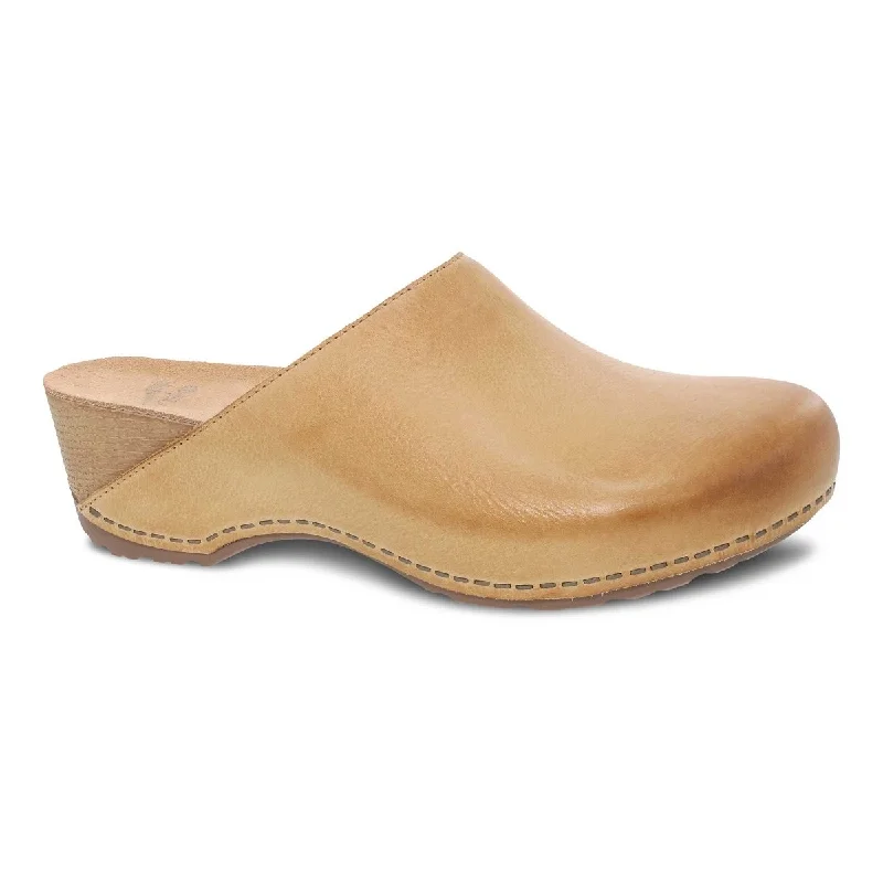 Dansko Women's Talulah Tan Milled Burnished