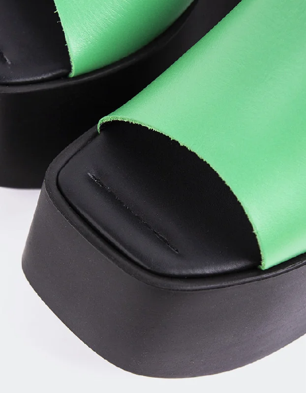 Fidèle Green Leather