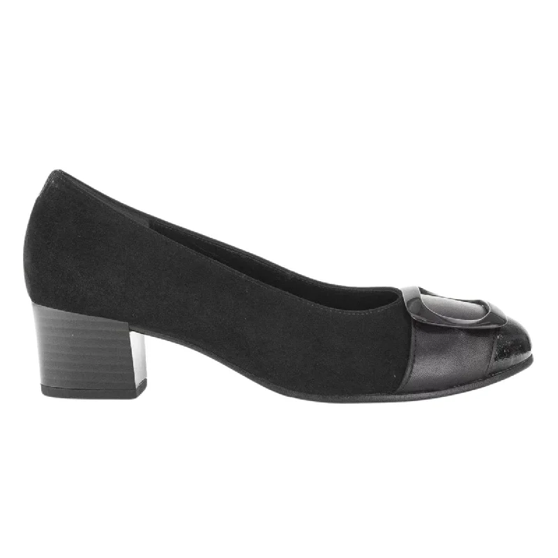 Gabor Women's 52.222.37 Elegant Black Nubuck