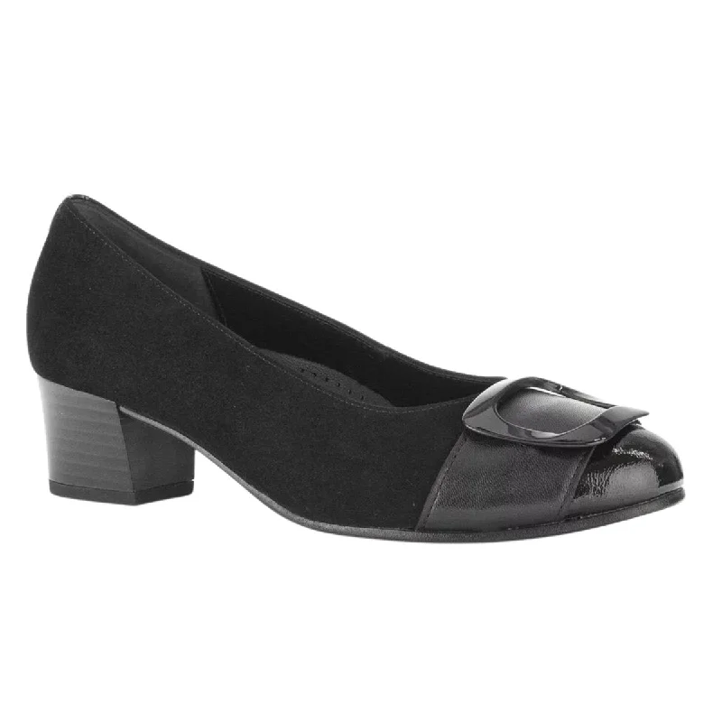 Gabor Women's 52.222.37 Elegant Black Nubuck