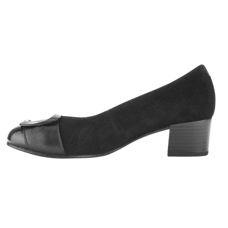 Gabor Women's 52.222.37 Elegant Black Nubuck