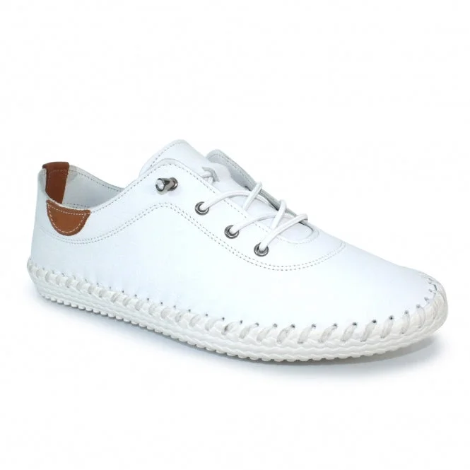 Lunar-Leather St Ives Womens Plimsoll