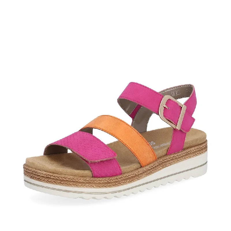 Remonte Sandals D0Q55 Ladies Shoes Pink