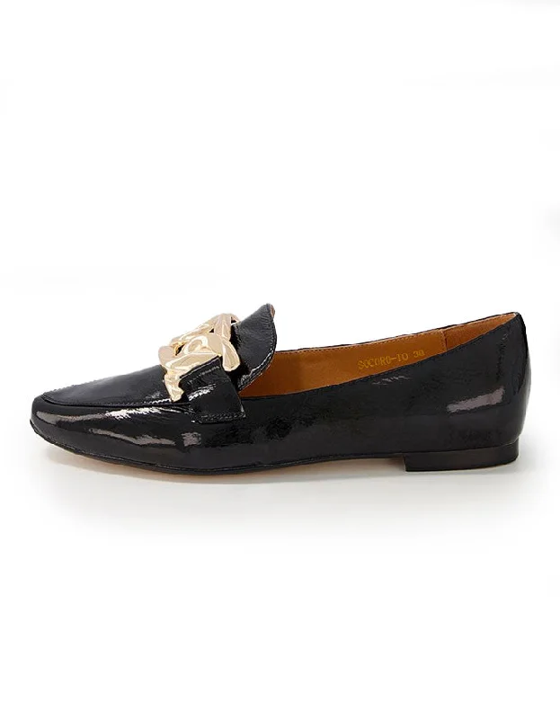 SOCORO Flats Black Patent