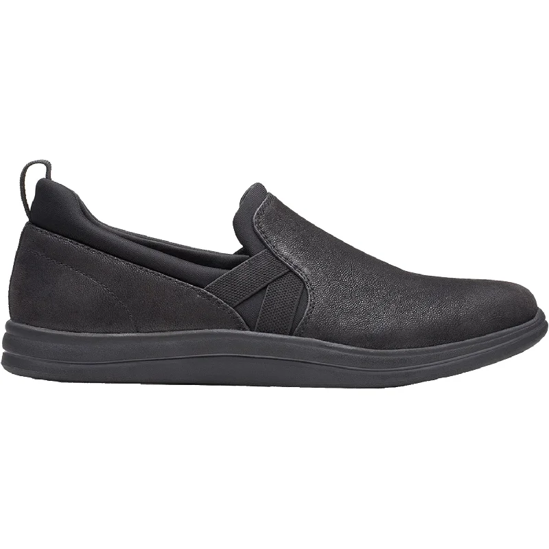 Women's Clarks Cloudsteppers Breeze Bali Black Fabric