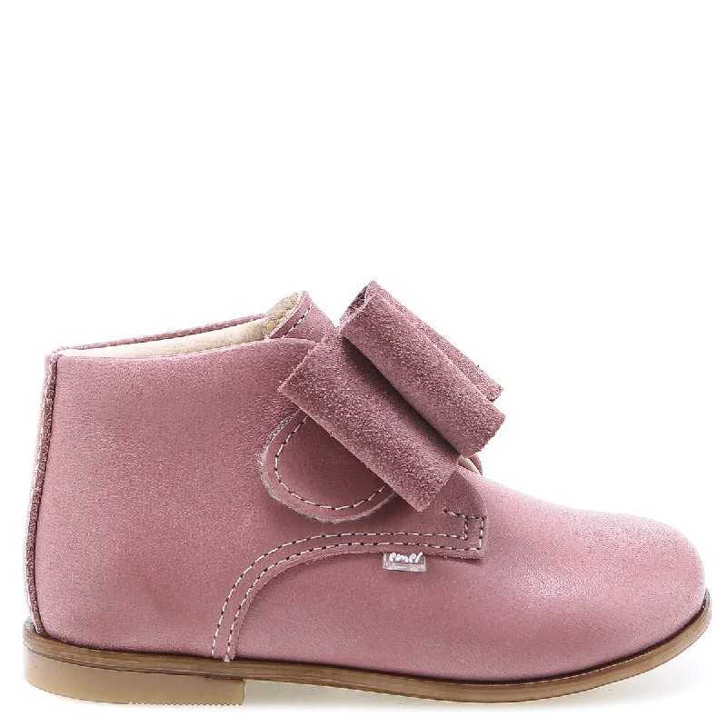 (1899E-3) Emel Pink bow velcro