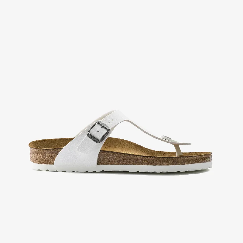 Birkenstock | WMN'S GIZEH BIRKO-FLOR  { WHITE